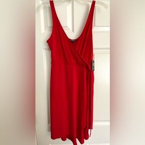 Express red dress, size S